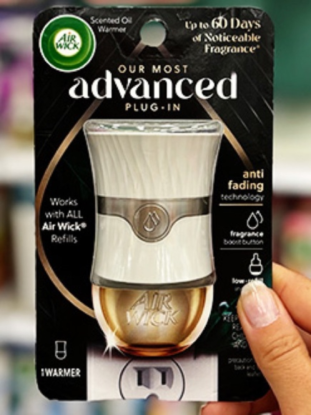 Air Wick Advanced Plug-in Scented Oil Warmer, Long-lasting Fragrance Device